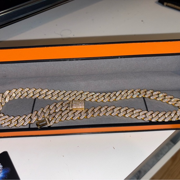 Luxurious Gold and Silver Men's Chain Bracelet